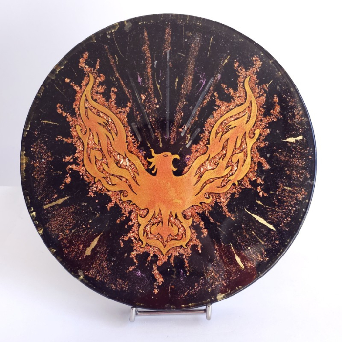 Pasarea fenix obiect decorativ elegant din pietre naturale [3]