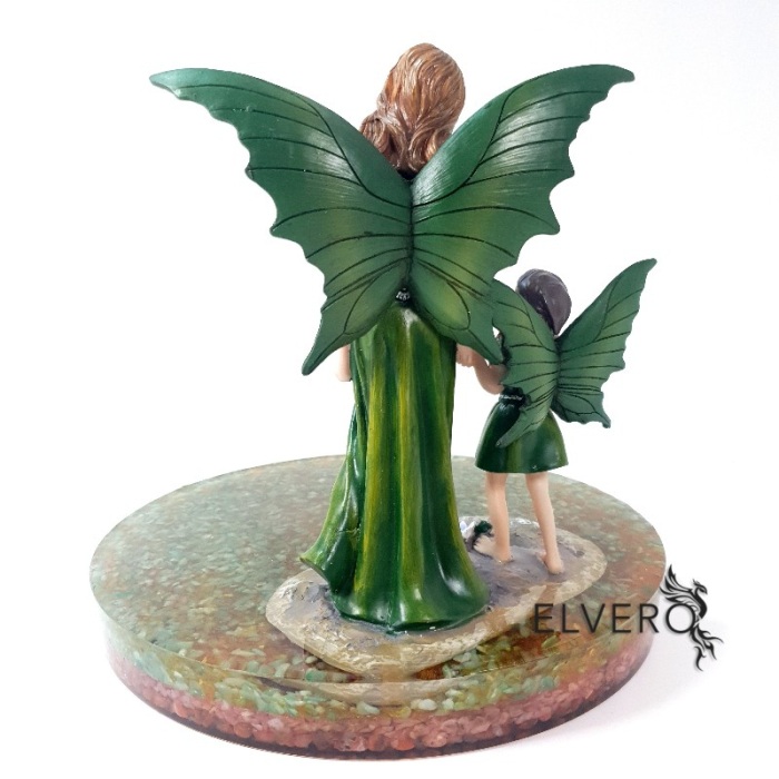 Figurine cu zâne pe disc cu pietre naturale semiprețioase * [3]