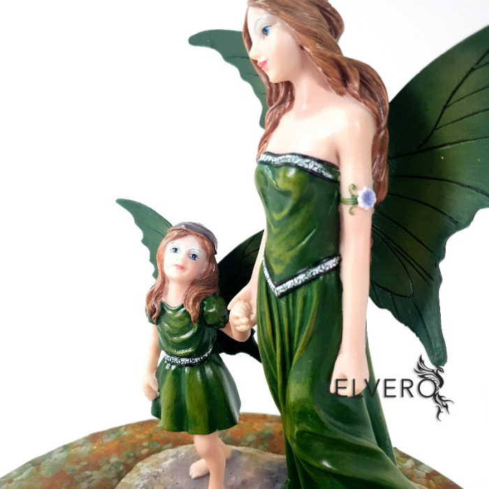 Figurine cu zâne pe disc cu pietre naturale semiprețioase * [2]