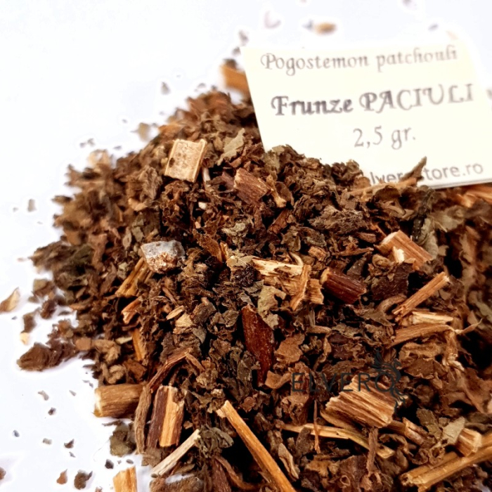 Frunze paciuli pentru fumigații, 2.5 gr, cod 1328 [2]