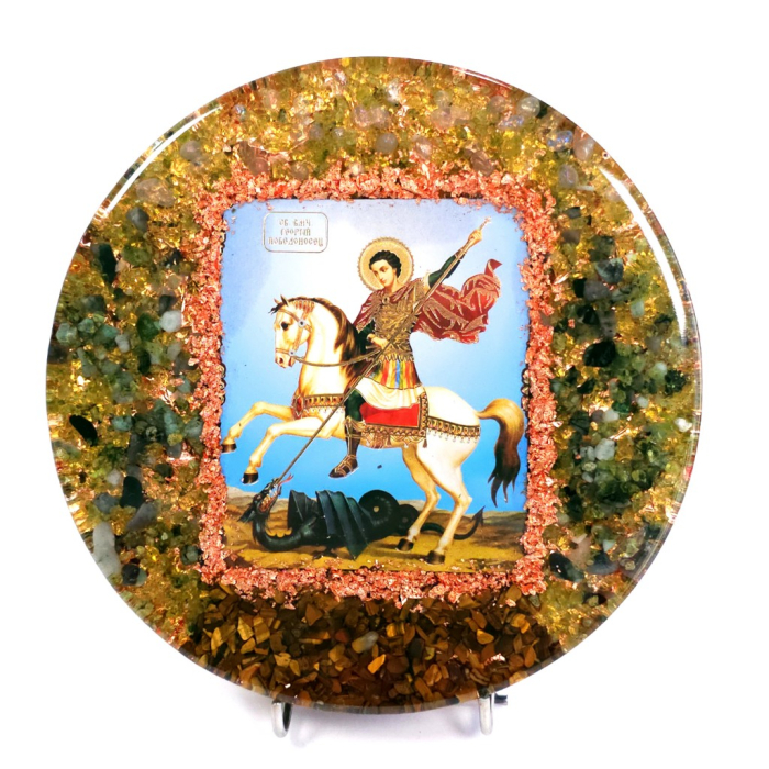 Sfantul Gheorghe icoana decoratiune orgon [2]