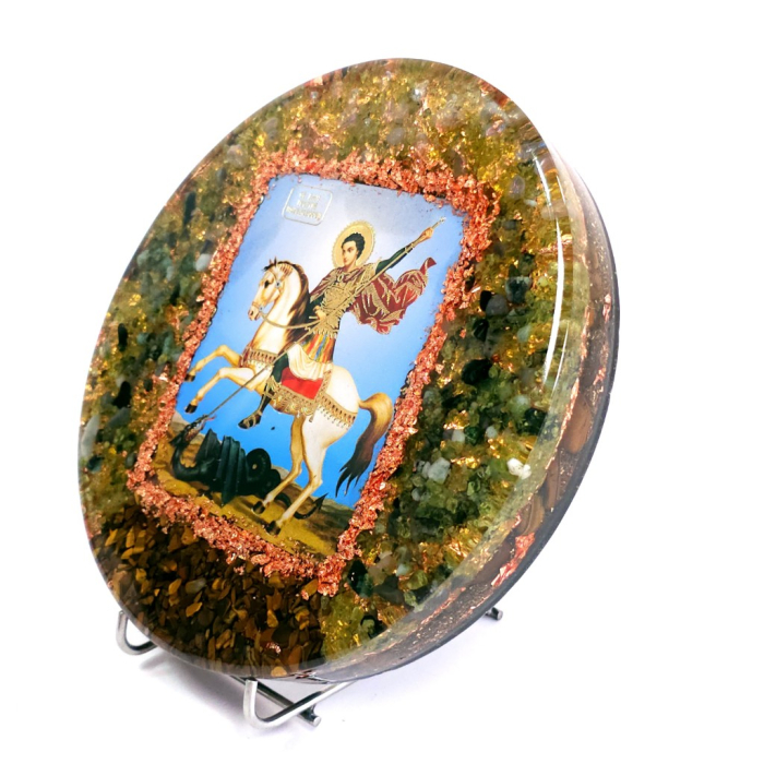 Sfantul Gheorghe icoana decoratiune orgon [5]