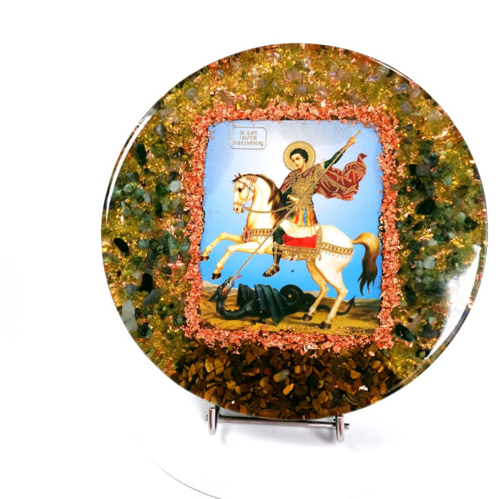 Sfantul Gheorghe icoana decoratiune orgon [7]