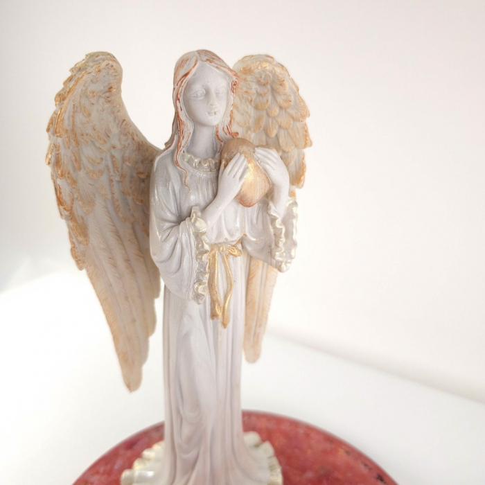 Candela decoratiune inger pe suport orgon [3]