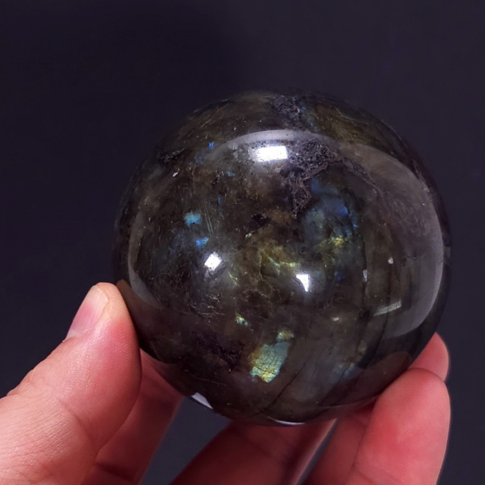 Labradorit sfera, pe suport [3]