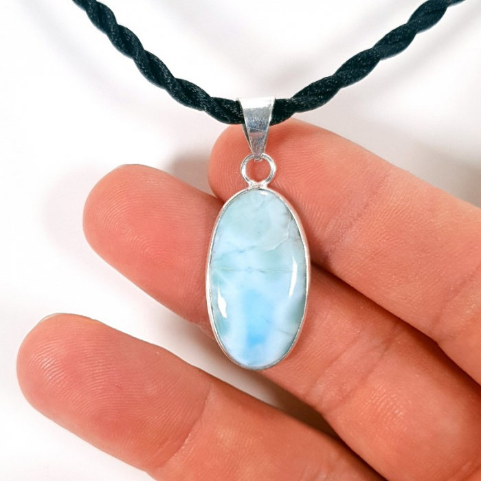 Pandantiv larimar piatra naturala [4]