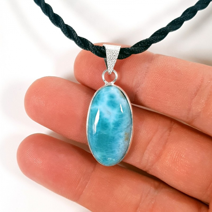 Medalion larimar natural [5]
