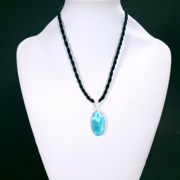 Medalion larimar natural [6]