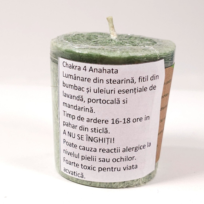 Lumanare parfumata verde chakra 4 [3]