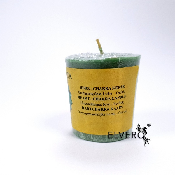 Lumanare parfumata verde chakra 4 [2]