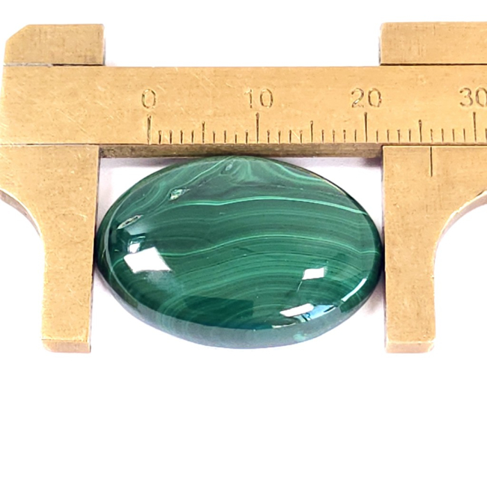Malachit natural cabochon oval pentru montat sau cristaloterapie [5]