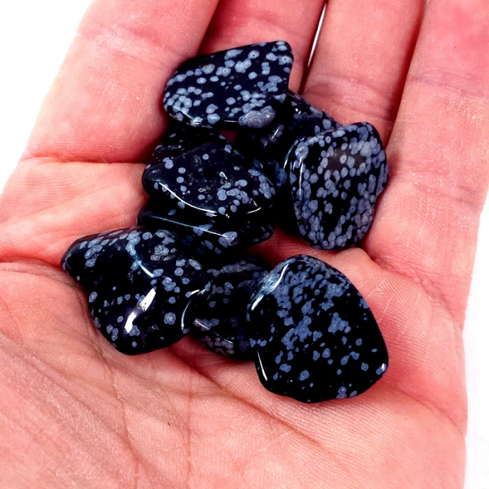 Obsidian fulg de nea natural [3]