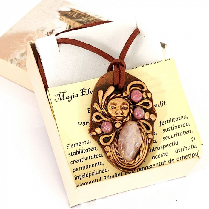 Medalion lut cu pietre naturale [4]
