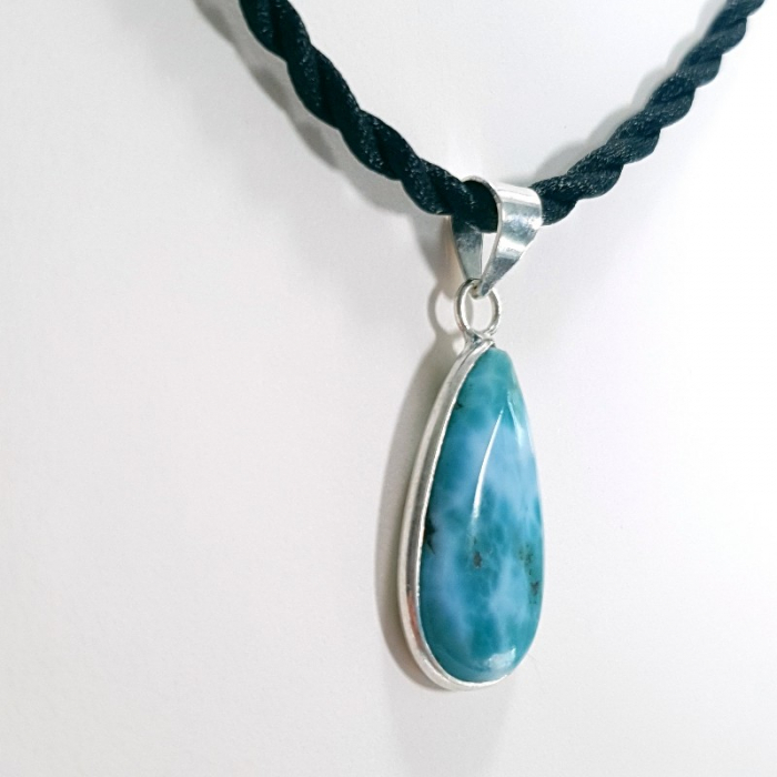 Medalion piatra naturala larimar [4]