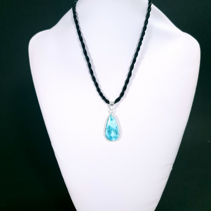 Medalion piatra naturala larimar [5]