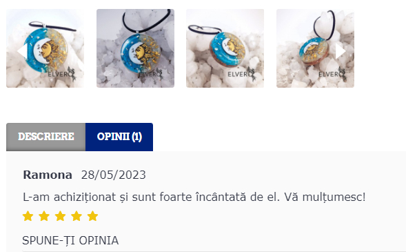 Medalion Soare si Luna din pietre naturale semipretioase [7]