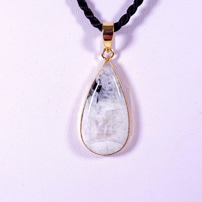 Medalion piatra lunii moonstone naturala [3]
