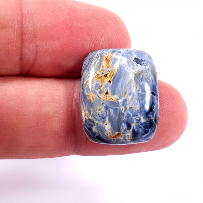 Cabochon pietersit albastru deschis [2]