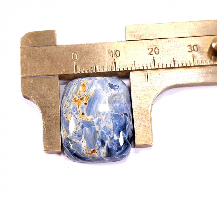 Cabochon pietersit albastru deschis [3]