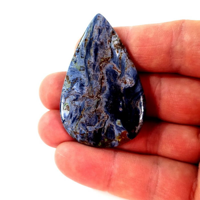 Cabochon mare din piatră semiprețioasă naturală de pietersit [2]