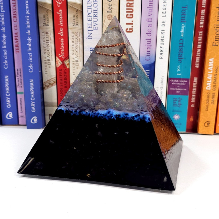 Piramida orgon mare cu turmalina neagra [6]