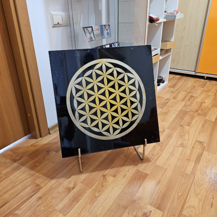 Floarea Vietii placa orgonica cristaloterapie 50 x 50 cm [8]