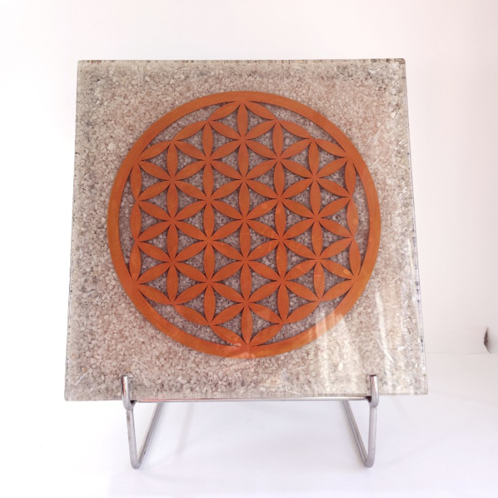 Obiect decor Floarea Vietii din pietre semipretioase de dimensiuni mari [2]