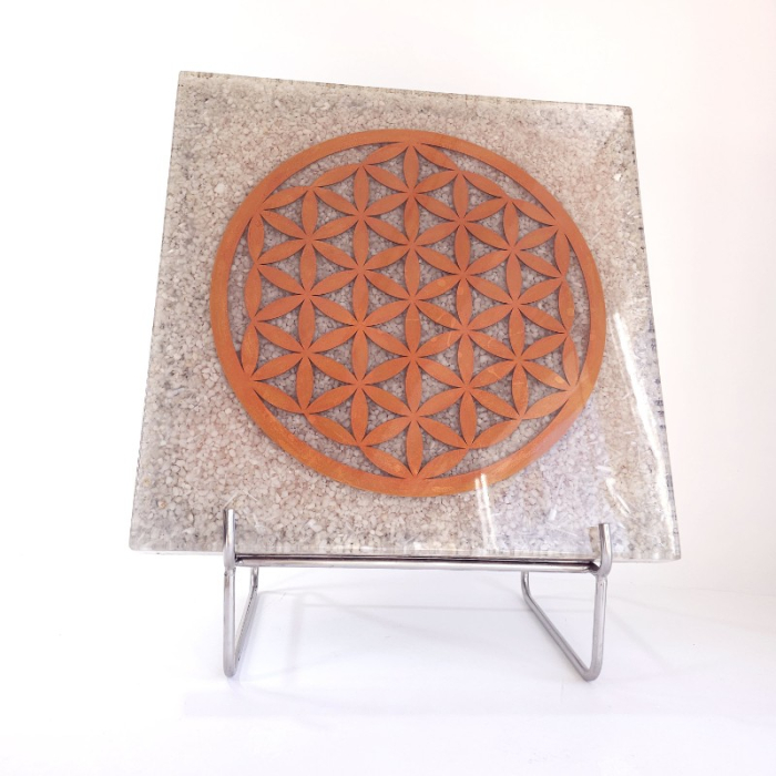 Obiect decor Floarea Vietii din pietre semipretioase de dimensiuni mari [3]