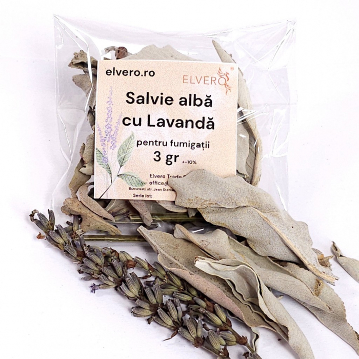 Salvie alba si lavanda uscate pentru fumigatii [3]