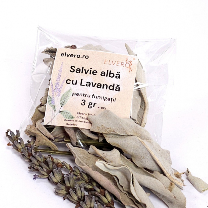 Salvie alba si lavanda uscate pentru fumigatii [5]