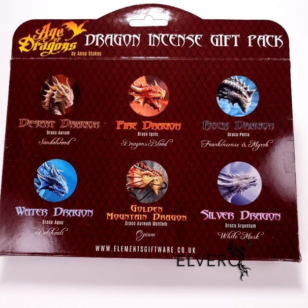 Set bete parfumate Anne Stokes, Dragon Incense Gift Pack, Age of Dragons [5]