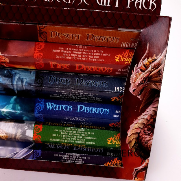 Set bete parfumate Anne Stokes, Dragon Incense Gift Pack, Age of Dragons [4]
