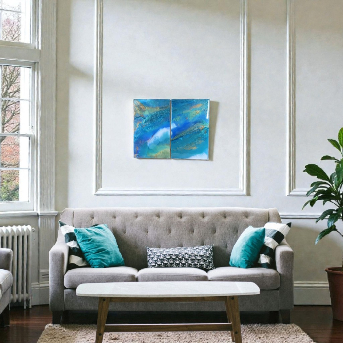 Set picturi abstracte în rășină [6]