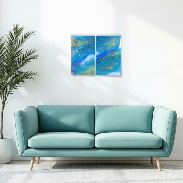 Set picturi abstracte în rășină [5]