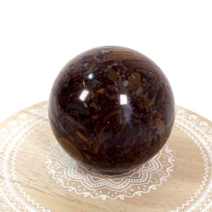 Sfera jasp maroniu [6]
