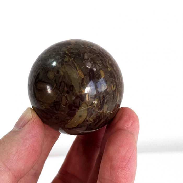 Sfera jasp maroniu [3]