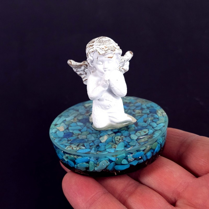 Statueta ingeras pe suport orgon [2]