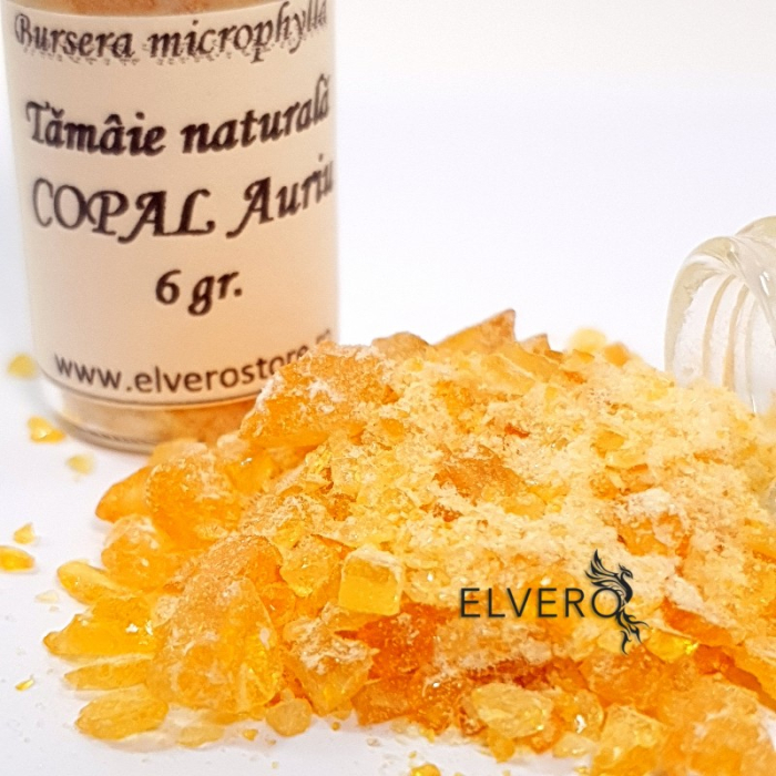 Tămâie Copal Auriu, Bursera microphylla, tămâie naturală, 6 gr [2]