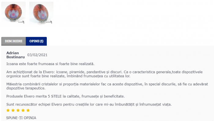 Arhanghelul Chamuel decoratiune orgon din pietre naturale [4]