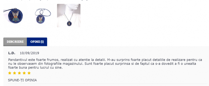 Pandantiv Sine Inalt din pietre naturale [5]