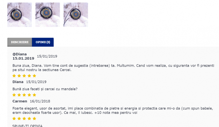 Pandantiv mandala cu turmalina neagra [4]