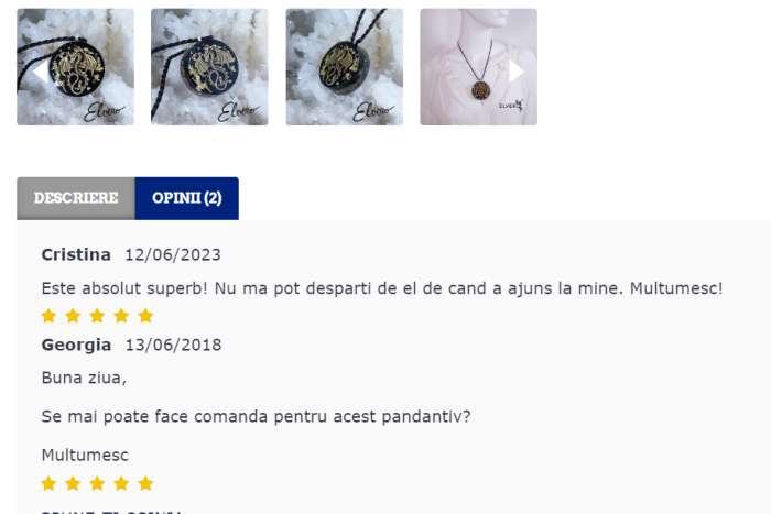 Amuleta dragon auriu cu aur si pietre naturale [4]