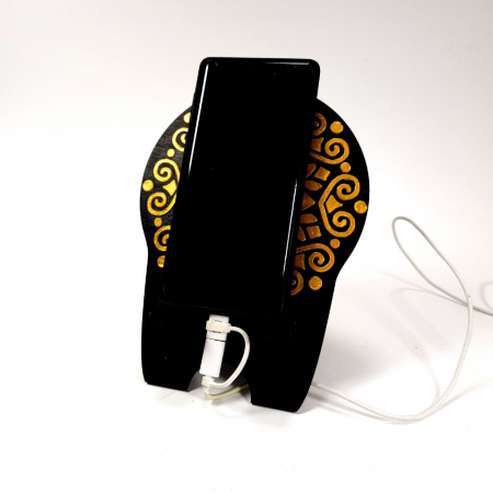 Decoratiune mandala suport telefon [3]