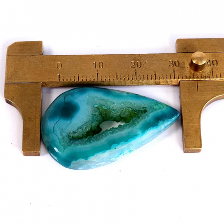 Agat druzzy verde cabochon piatra semipretioasa [2]
