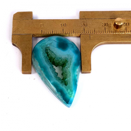 Agat druzzy verde cabochon piatra semipretioasa [3]