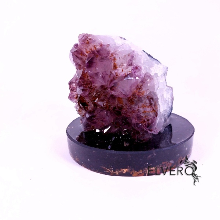 Fragment ametist pe suport orgonic cu turmalina neagra [1]