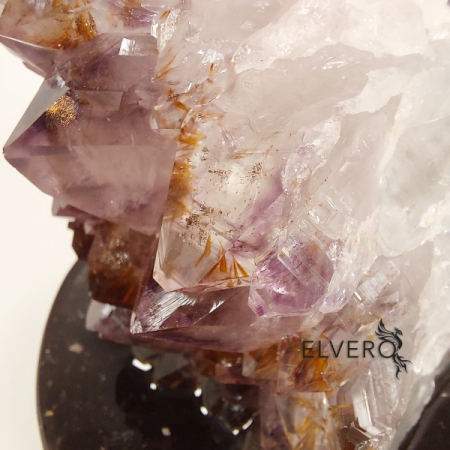 Fragment ametist pe suport orgonic cu turmalina neagra [3]