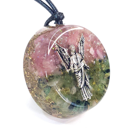 Amuleta arhanghel Jofiel cu pietre naturale [2]