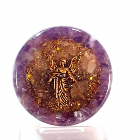 Decorațiuni orgon din pietre naturale - Arhanghel Uriel iconita cristaloterapie
