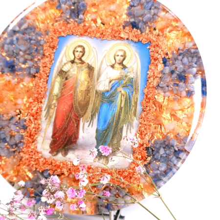 Decoratiune arhangheli din pietre naturale pentru casa [1]